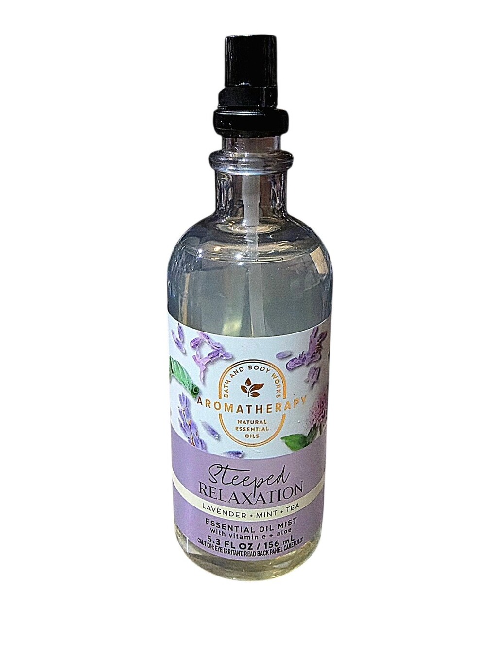 Lavender Mint Tea Essential Oil Mist Steeped Relaxation Aromatherapy Bath & Body